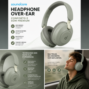 Headphone Dapon H02D Pro ANC – Bluetooth 6.0 com Cancelamento de Ruído Ativo