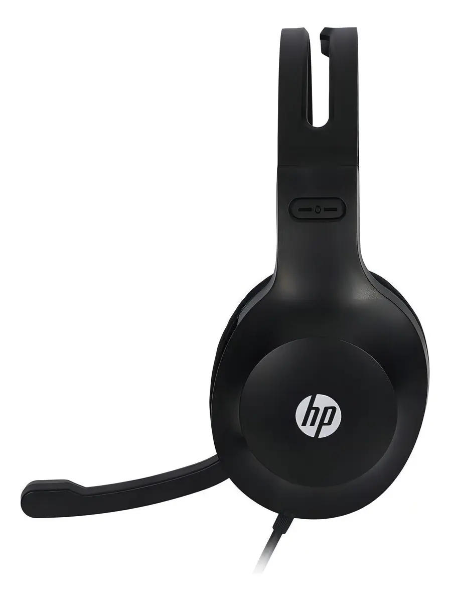 Headset Gamer HP DHH-1601 Preto com Microfone Flexível P2 3,5mm - Imagem 2