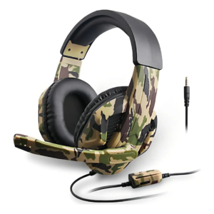 Headset Dacar FEIR 881 Camuflado com Microfone Flexível P2 3,5mm
